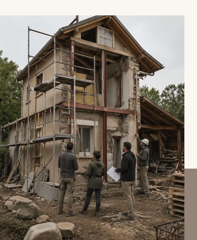 Реконструкция загородного дома под ключ в Краснокаменске от бюро