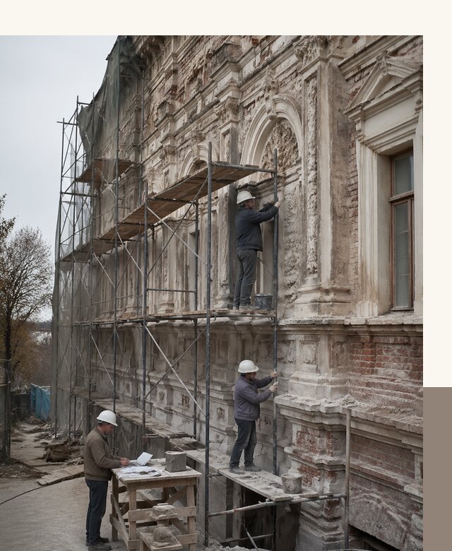 Реставрация объектов культурного наследия под ключ в Краснокаменске