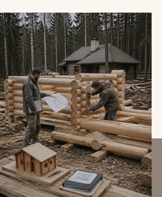 Проектирование и строительство домов из бревна в Краснокаменске